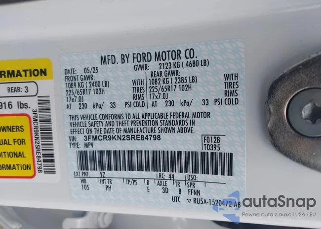 3FMCR9KN2SRE84798: 43518488