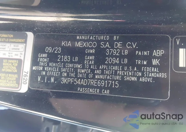 3KPF54AD7RE691715: 43518573