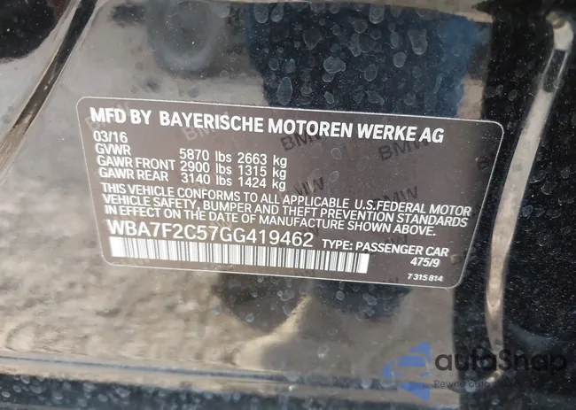 WBA7F2C57GG419462: 43518614