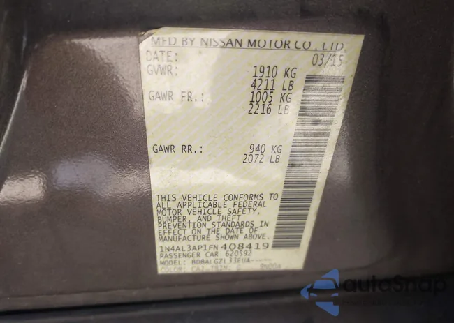 1N4AL3AP1FN408419: 43518734