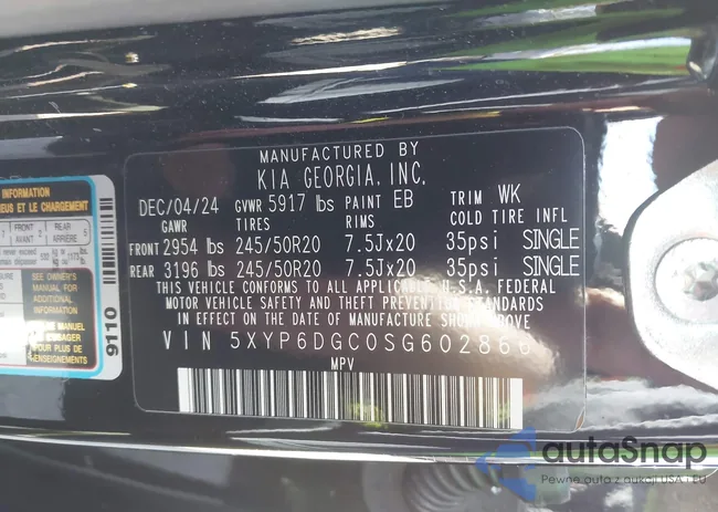 5XYP6DGC0SG602866: 43518858