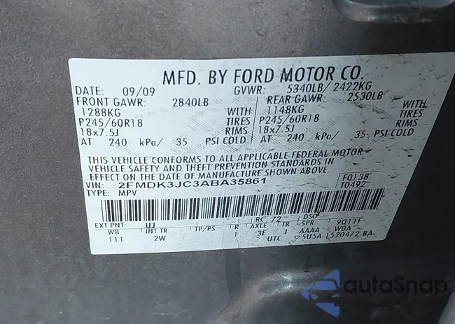 2FMDK3JC3ABA35861: 43518912