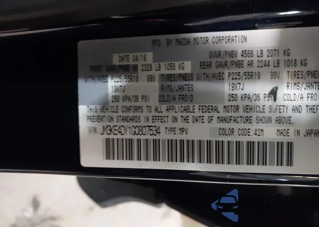 JM3KE4DY1G0807534: 43519449