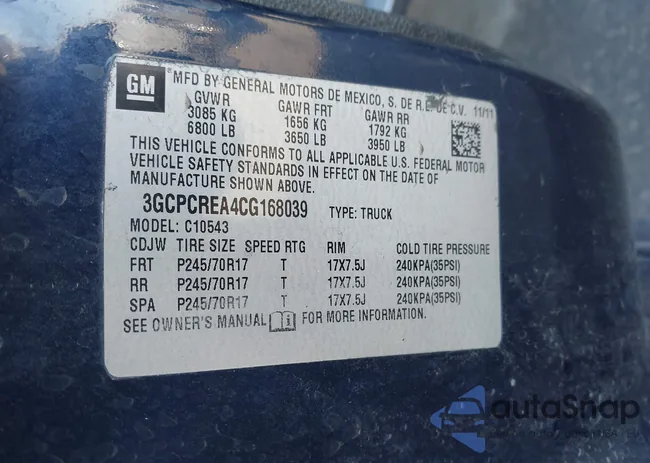 3GCPCREA4CG168039: 43519557