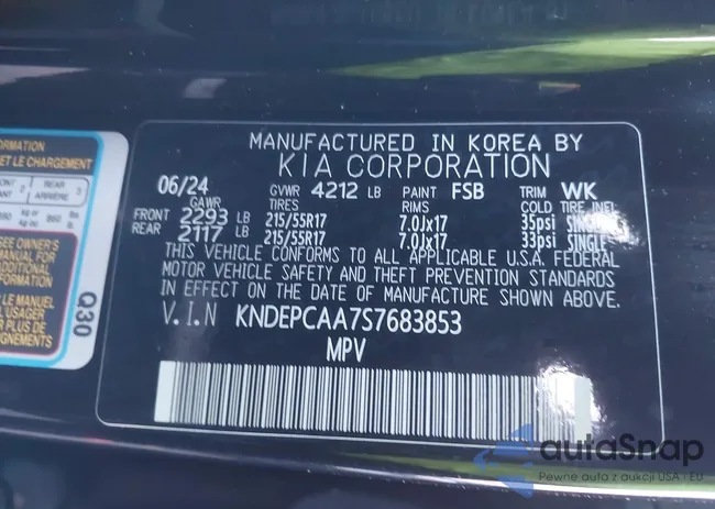 KNDEPCAA7S7683853: 43519619