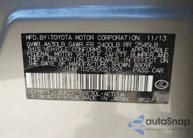 JTHBF1D25E5021993: 43519959