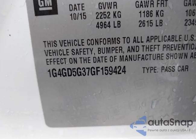 1G4GD5G37GF159424: 43519341