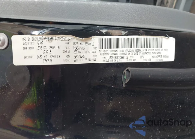 1J8GR48K57C688113: 43520723