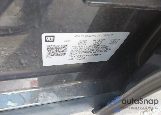 1G1ZD5ST8PF232166: 43520337