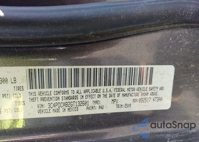 3C4PDCAB2GT132601: 43520411