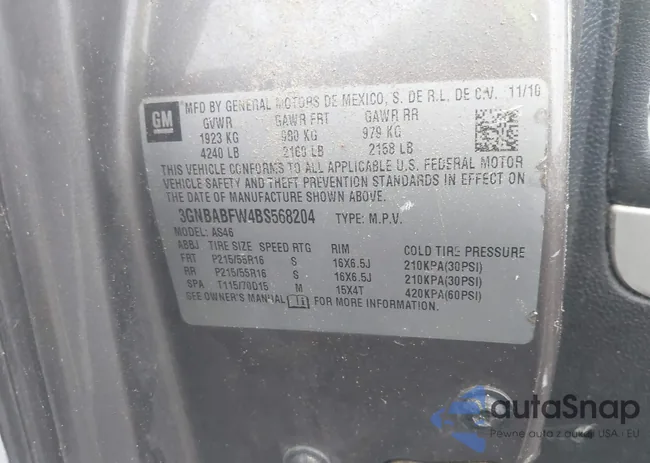 3GNBABFW4BS568204: 43521433