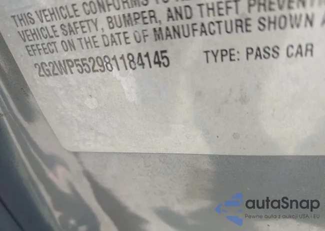 2G2WP552981184145: 43521545