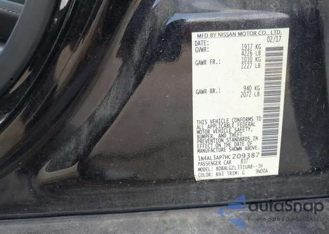 1N4AL3AP7HC209387: 43521584