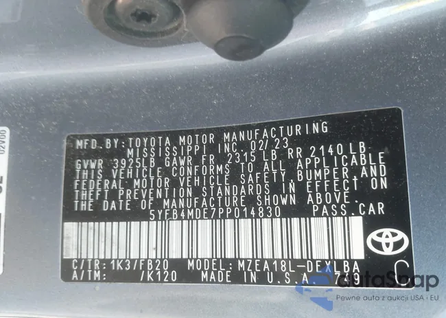 5YFB4MDE7PP014830: 43521052