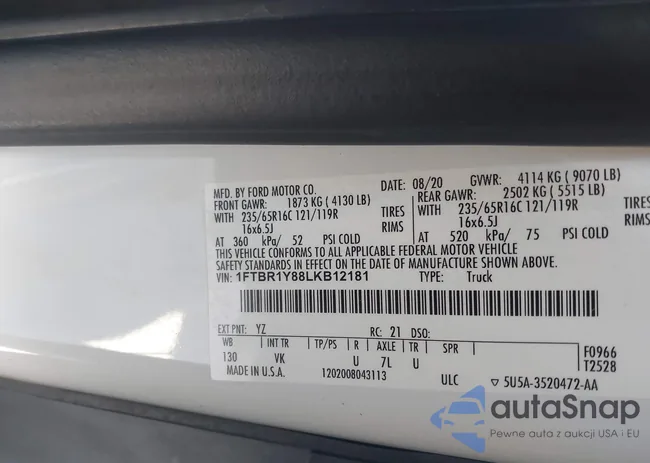 1FTBR1Y88LKB12181: 43521183