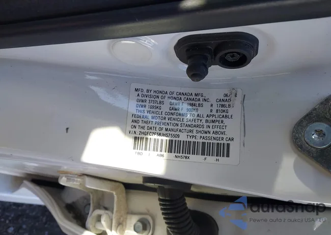 2HGFC2F58JH575509: 43521270