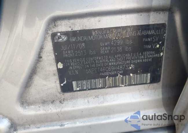 5NPET46C69H487324: 43521309