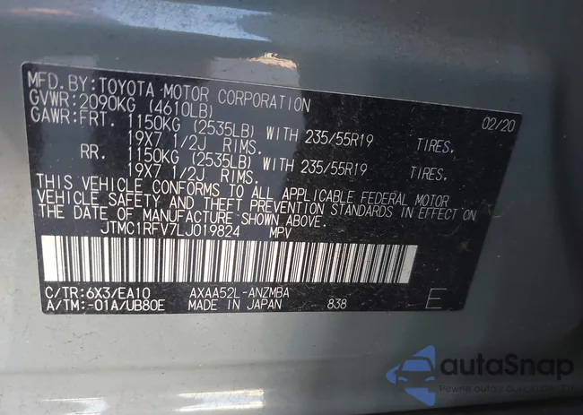 JTMC1RFV7LJ019824: 43522399