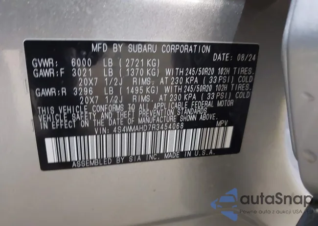 4S4WMAHD7R3454068: 43522472