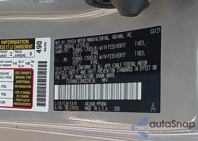 5TDYRKEC2MS029736: 43522487