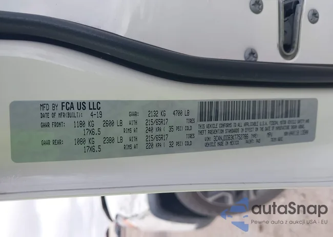 3C4NJDDB3KT752786: 43522731