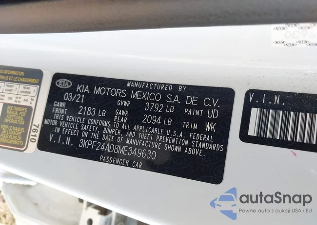 3KPF24AD8ME349630: 43522851