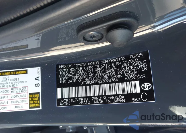 JTDBCMFE4S3098784: 43522928