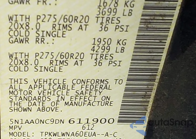 5N1AA0NC9DN611900: 43522156