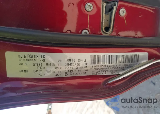 1C4PJMCX3KD159019: 43522309