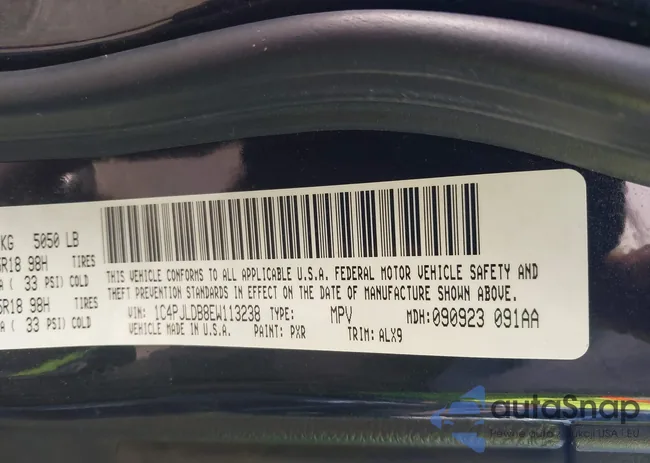 1C4PJLDB8EW113238: 43523566