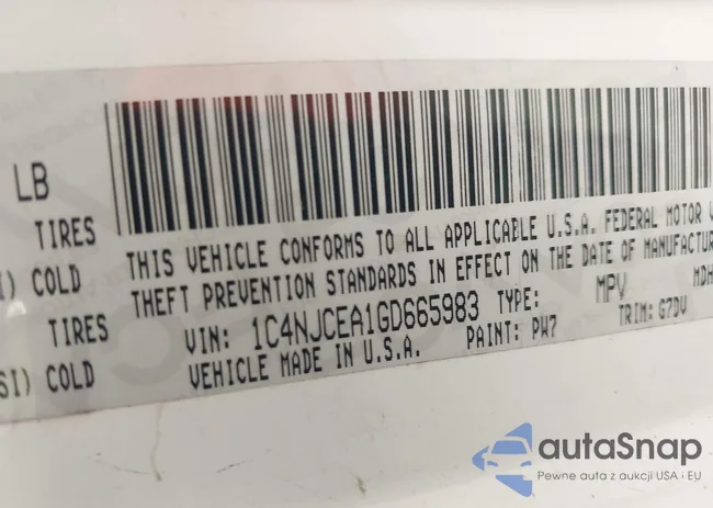 1C4NJCEA1GD665983: 43523839