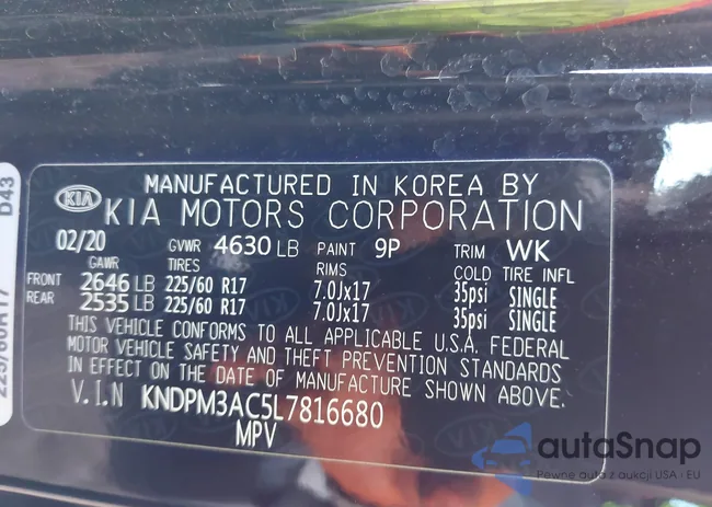 KNDPM3AC5L7816680: 43524536