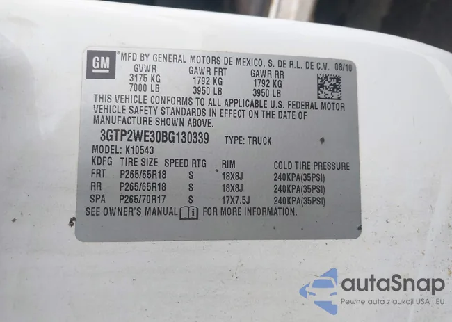 3GTP2WE30BG130339: 43524602