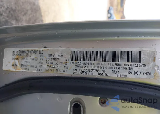 3C6UD5CL0CG327045: 43524886