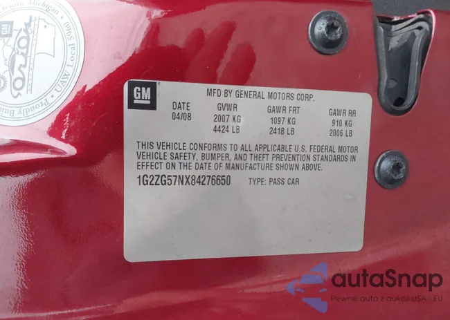 1G2ZG57NX84276650: 43524978