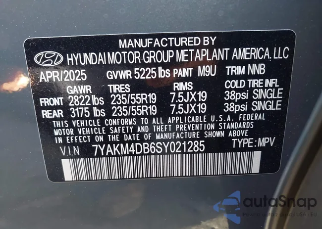 7YAKM4DB6SY021285: 43524366