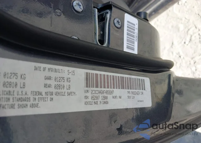 2C3CCAAGXFH859207: 43525021