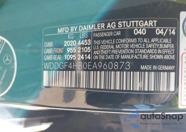 WDDGF4HB0EA960873: 43525113