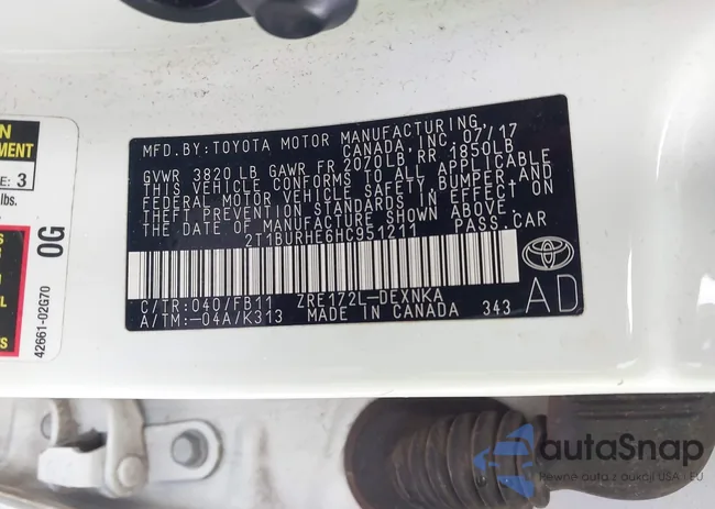 2T1BURHE6HC951211: 43525187