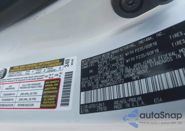 5TDESKFC8MS005172: 43525287