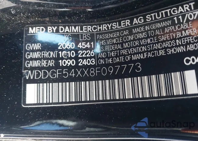 WDDGF54XX8F097773: 43526449