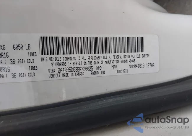 2A4RR5DG3BR720025: 43526496