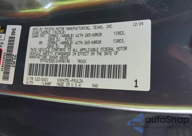 5TFWC5DB1SX090196: 43526544