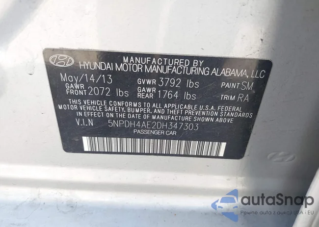 5NPDH4AE2DH347303: 43526609