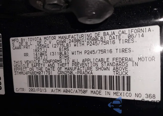 3TMMU4FN8EM071791: 43526981