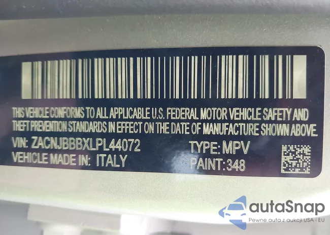 ZACNJBBBXLPL44072: 43526003