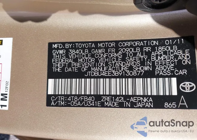 JTDBU4EE3B9130877: 43526104