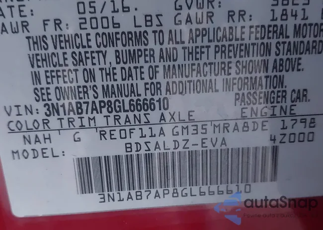 3N1AB7AP8GL666610: 43527402