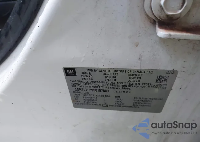 2GKFLTE39E6157809: 43527456