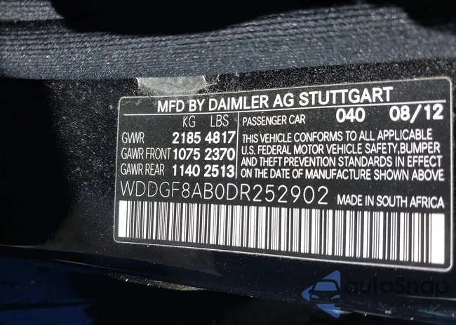 WDDGF8AB0DR252902: 43527623